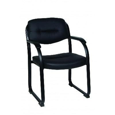 morgan bonded leather arm chair 