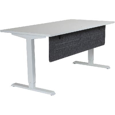 hedj below pet desk mounted screen 1400 x 340mm charcoal 