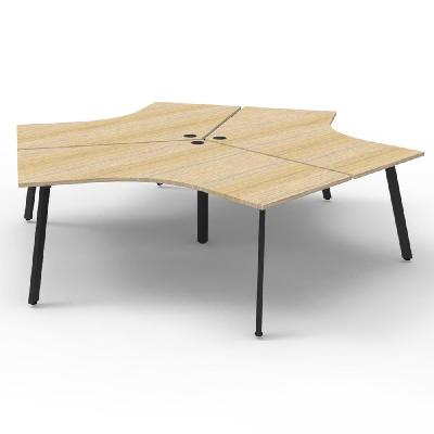 eternity 3 person 120 degree workstation 