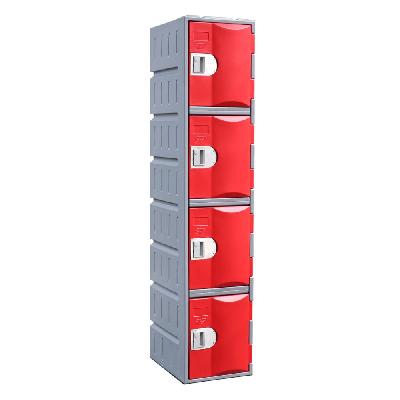 steelco 4 door heavy duty plastic locker 