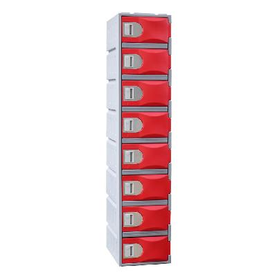 steelco 8 door heavy duty plastic locker 