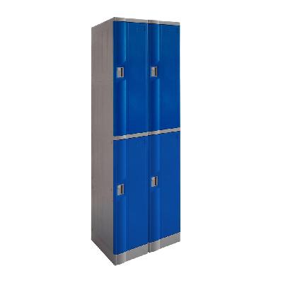 steelco 2 door abs plastic locker - double 