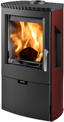 euro falun wikantica 3 sided freestanding fireplace 