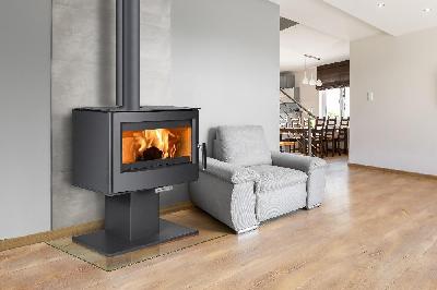 euro buller pedestal freestanding wood fireplace 