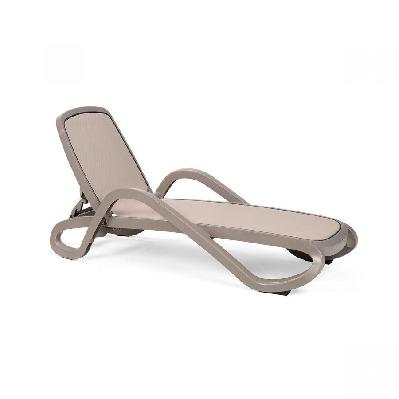 nardi alfa sunlounger - tortora / taupe 