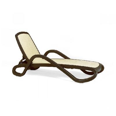 nardi alfa sunlounger - caffe-beige / coffee-beige 