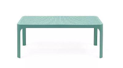 nardi net 100 coffee table - salice green - 100cm x 60cm 