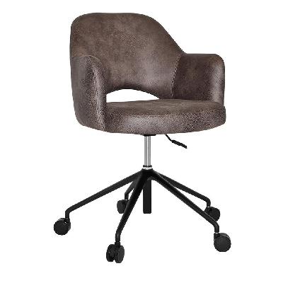 albury arm chair castor v2 black + eastwood donkey 