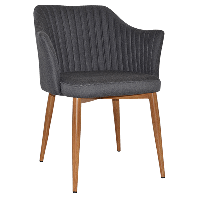 coogee arm chair - gravity slate 