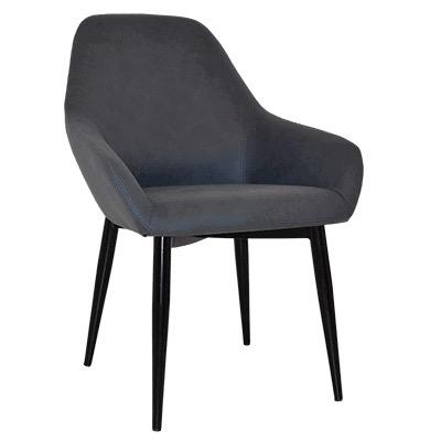 bronte tub chair pelle navy 