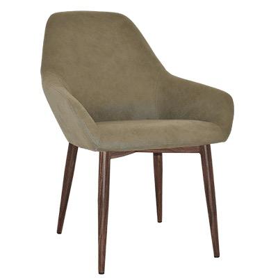 bronte tub chair pelle sage 