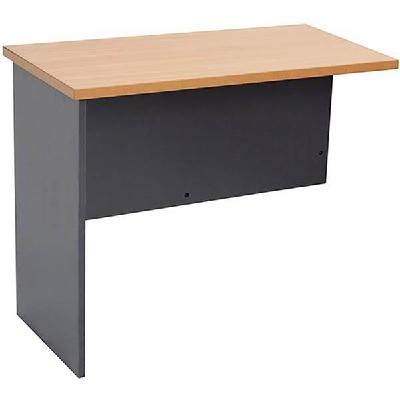 rapid worker cwr6 workstation desk return 600 x 600mm beech/ironstone 