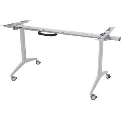 rapidline flip top table base mechanism 1800 x 900mm precious silver 