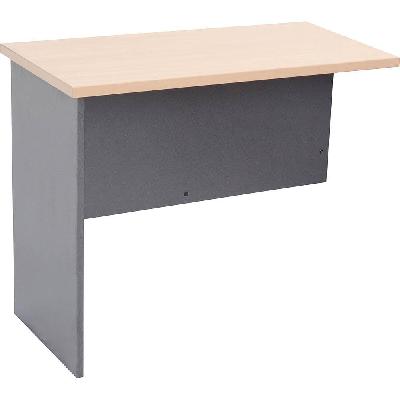rapid worker cr45workstation desk return 900 x 450mm oak/ironstone 