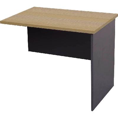 rapid worker cwr6 workstation desk return 600 x 600mm oak/ironstone 