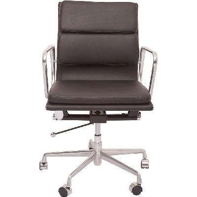 pu900m executive chair medium back arms pu black 