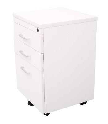 rapid span mobile pedestal 3-drawer lockable 690 x 465 x 447mm natural white 