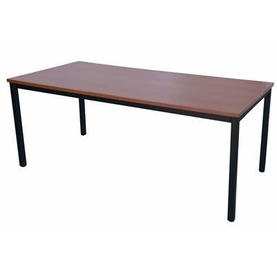 steel frame table 1500 x 750mm cherry 