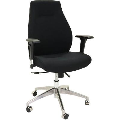 swift operator chair high back arms black 