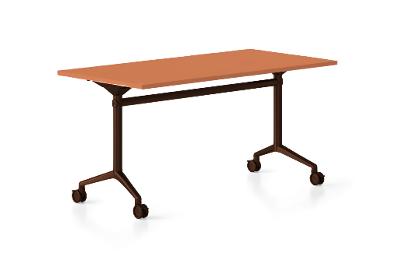 typhoon flip top table 1800 w x 750 d x 750 h mm cherry top - black frame 