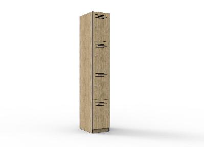 4 door melamine locker 