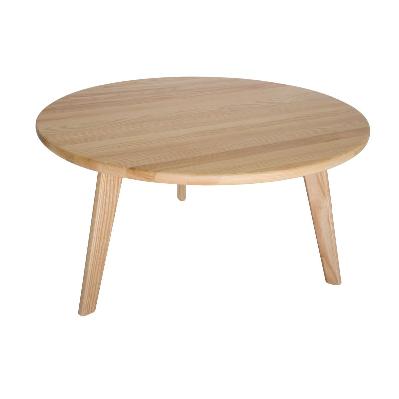 replica hans wegner ch008 round wood coffee table