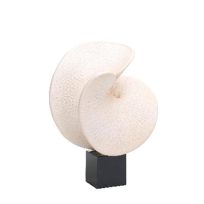 nautara shell look sculpture - beige