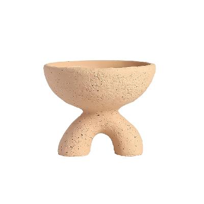 luma coarse grained cement pot b