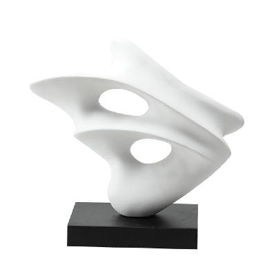nyra source decorative ornament - white