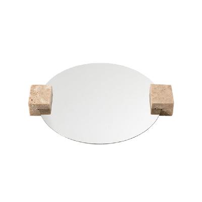 nuvira round mirror plate