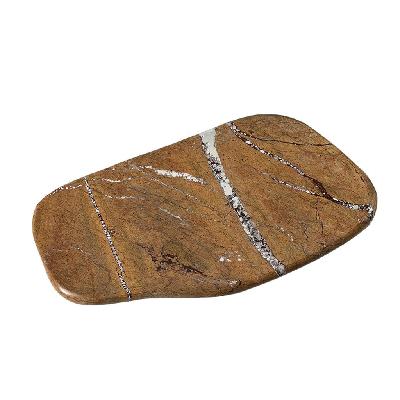 granor simple marble plate - coffee
