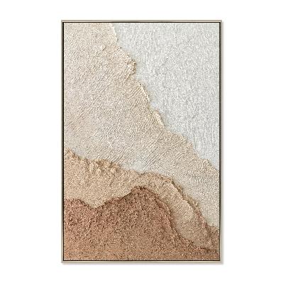caldera 80 x 120cm framed canvas - natural