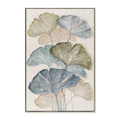 nuvella style a 80 x 120cm framed canvas - natural