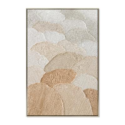 terella 80 x 120cm framed canvas - natural