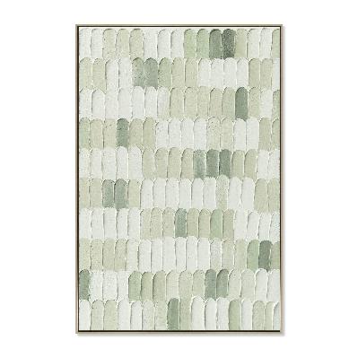 veridian 60 x 90cm framed canvas - natural