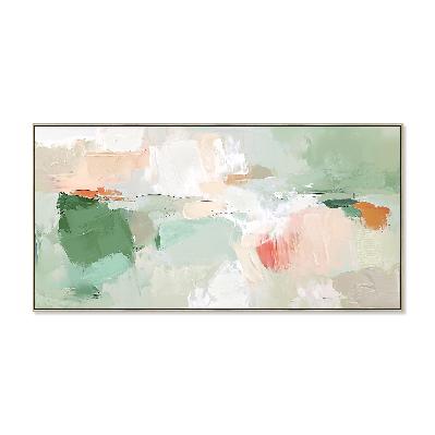 coral canopy 140 x 70cm framed canvas - natural