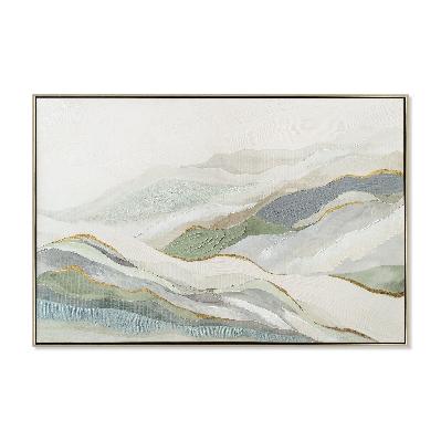 hothams 120 x 80cm framed canvas - natural