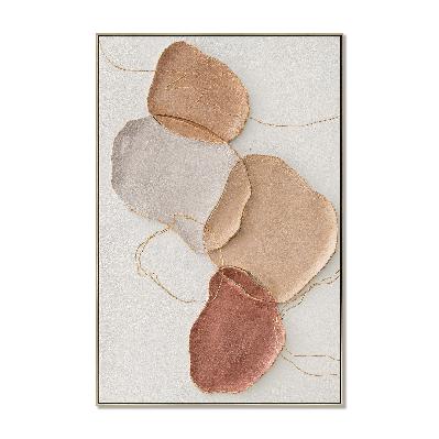 emmeline stones a 60 x 90cm framed canvas - natural