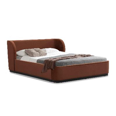 jamar queen bed frame - umber orange