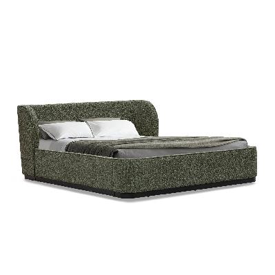jamar queen bed frame - hunter green