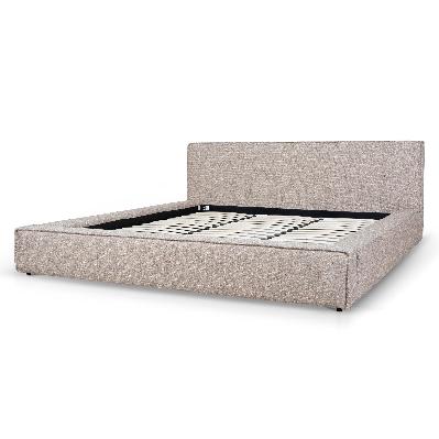 castillo fabric king bed frame - stonish beige