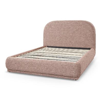 evelina queen bed - california brown
