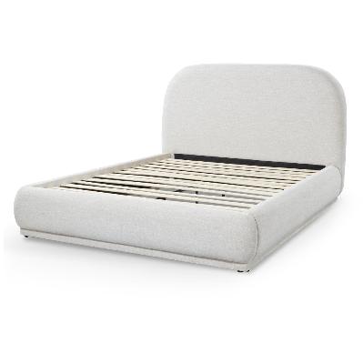 evelina queen bed - california beige