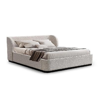 jamar queen bed frame - clay grey 