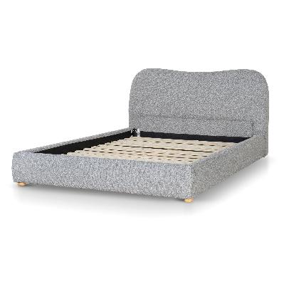 diaz queen bed frame - storm grey