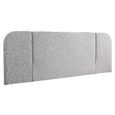 grimaldo queen bedhead - clay grey