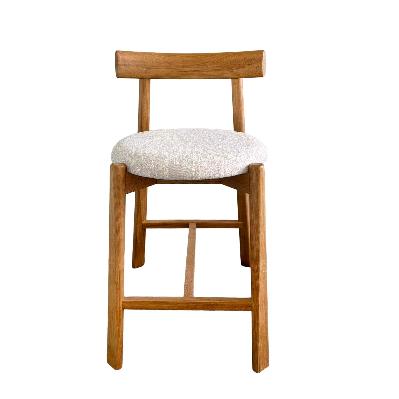 set of 2 - benoit 65cm natural barstool - califonia beige