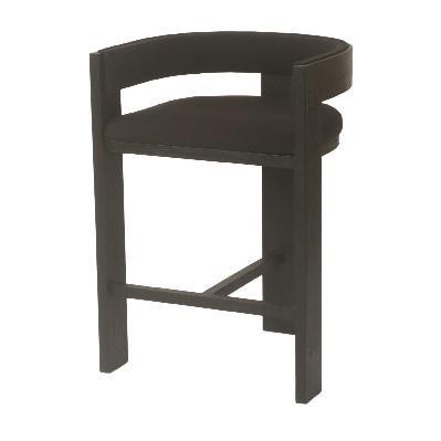 miles elm barstool - full black