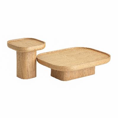 vellanto nested coffee table - natural