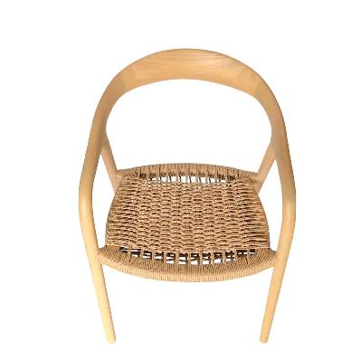 set of 2 - rowan rattan dining chair - natural
